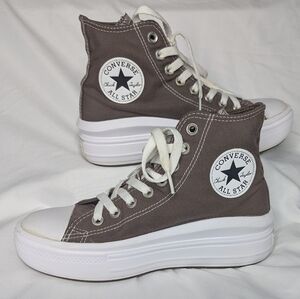 Converse CTAS Move Platform High Top Sneakers 'Brazil Nut' Brown Size 6.5